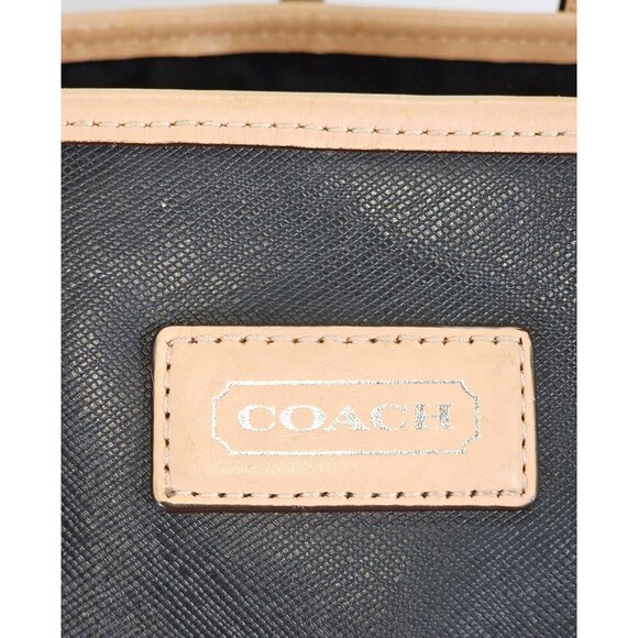 Coach Women's Black Saffiano Leather City Metro Park Tote Bag Sz L 2175 - Picture 9 of 15